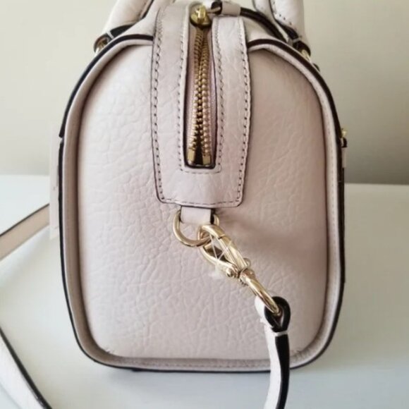 NWT Kate Spade Perri Lane Bubbles Perforated Pebbled Leather Crossbody Satchel - Picture 4 of 10